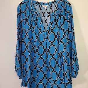 Crown and ivy 3 quarter length shirt